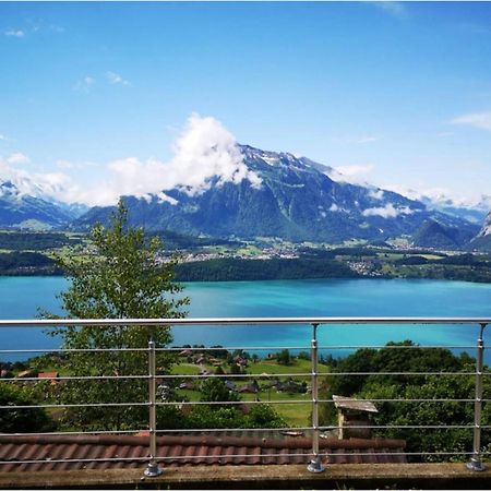 Chalet With View Of The Mountains And The Thun Lake Sigriswil Ngoại thất bức ảnh