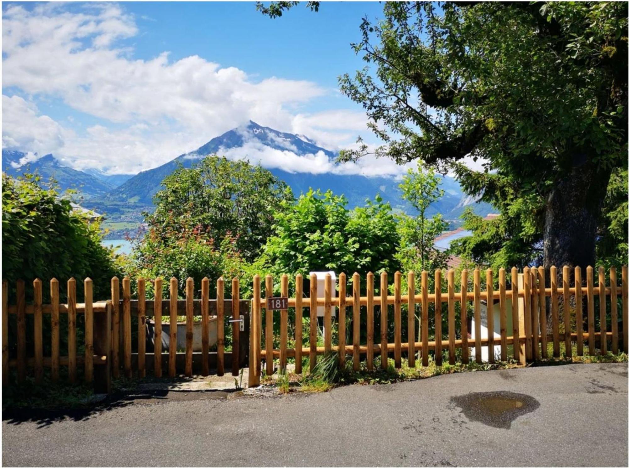 Chalet With View Of The Mountains And The Thun Lake Sigriswil Ngoại thất bức ảnh