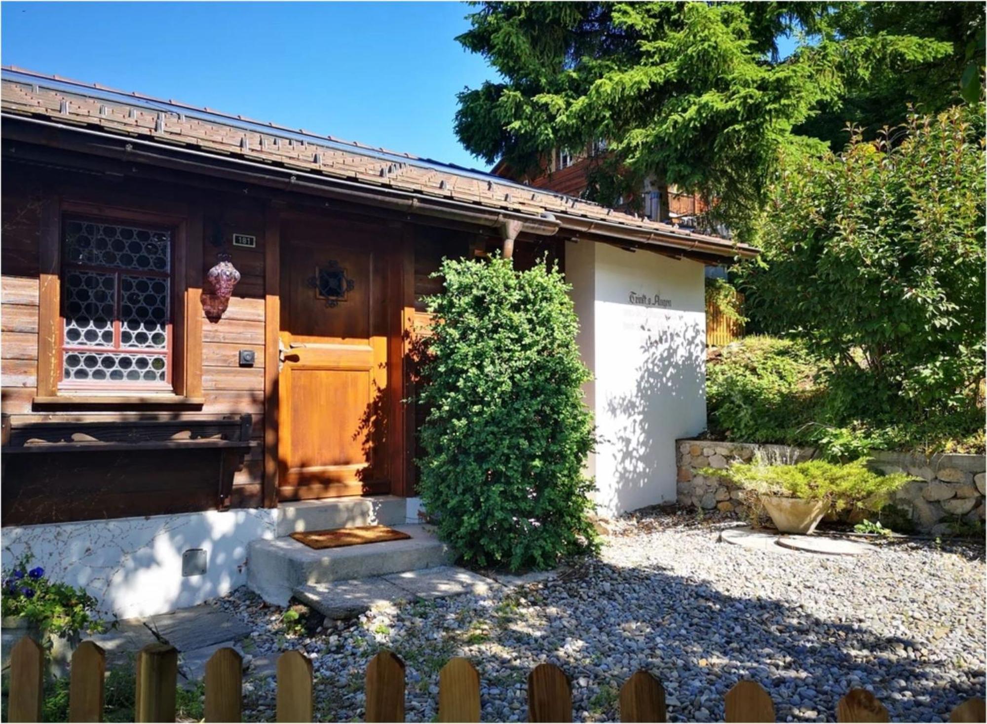 Chalet With View Of The Mountains And The Thun Lake Sigriswil Ngoại thất bức ảnh