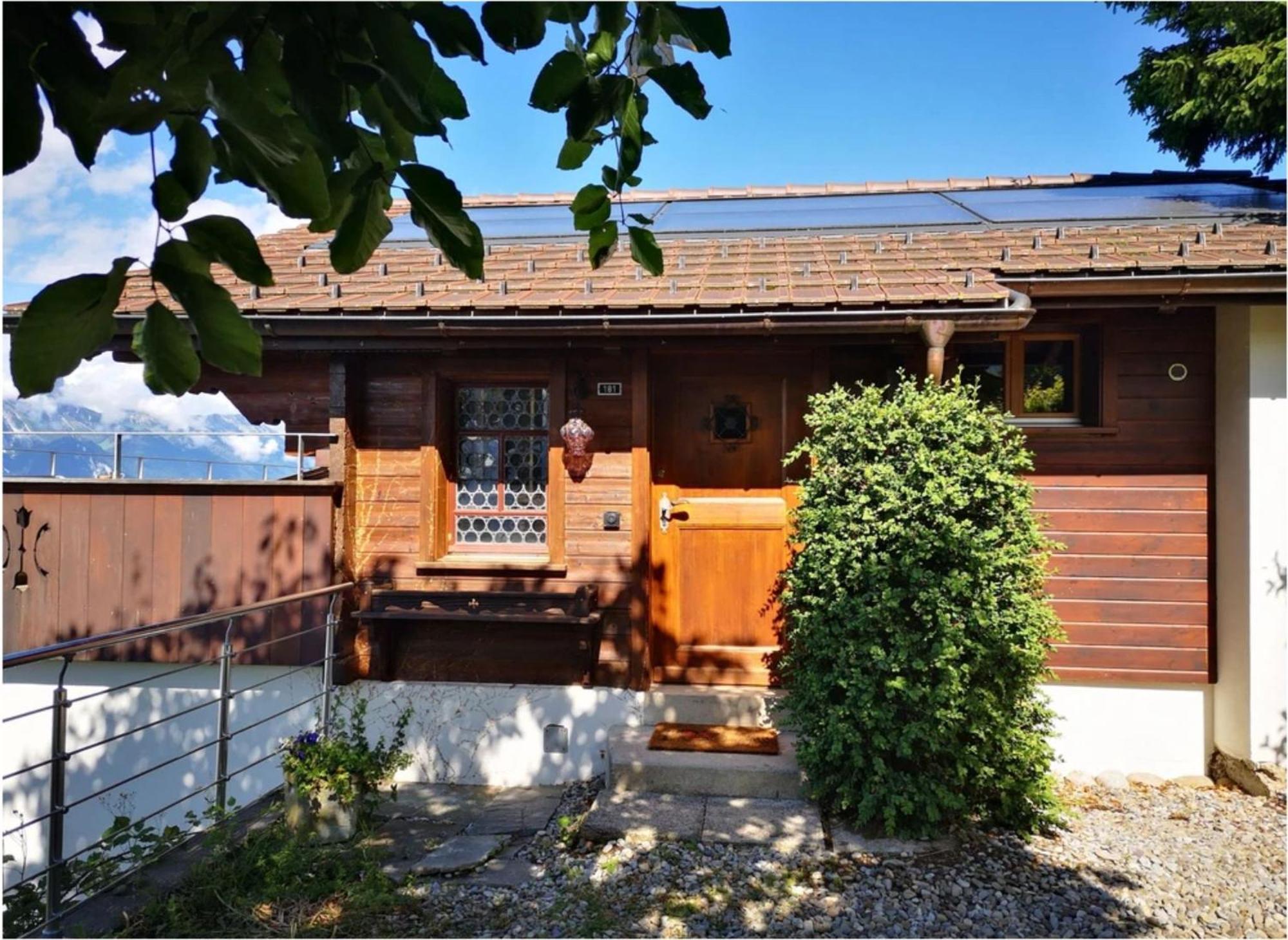 Chalet With View Of The Mountains And The Thun Lake Sigriswil Ngoại thất bức ảnh