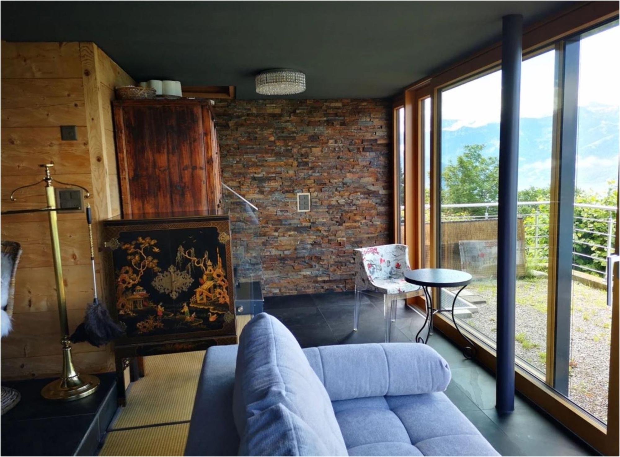 Chalet With View Of The Mountains And The Thun Lake Sigriswil Ngoại thất bức ảnh
